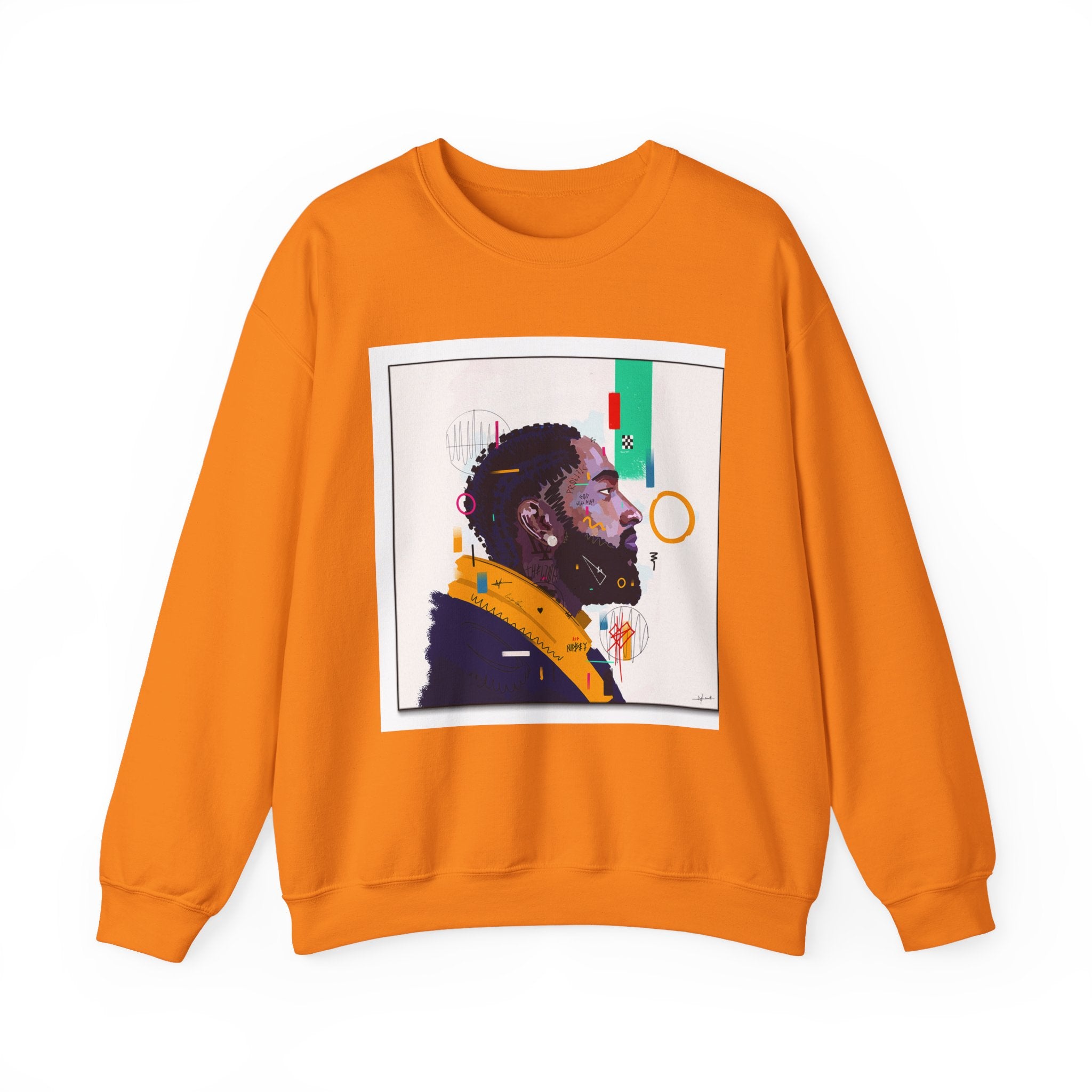 Artistic Unisex Crewneck Sweatshirt, Cozy Gift for Artsy Friends, Trendy Streetwear, Chill Vibes, Unique Fashion Statement, Everyday Comfort