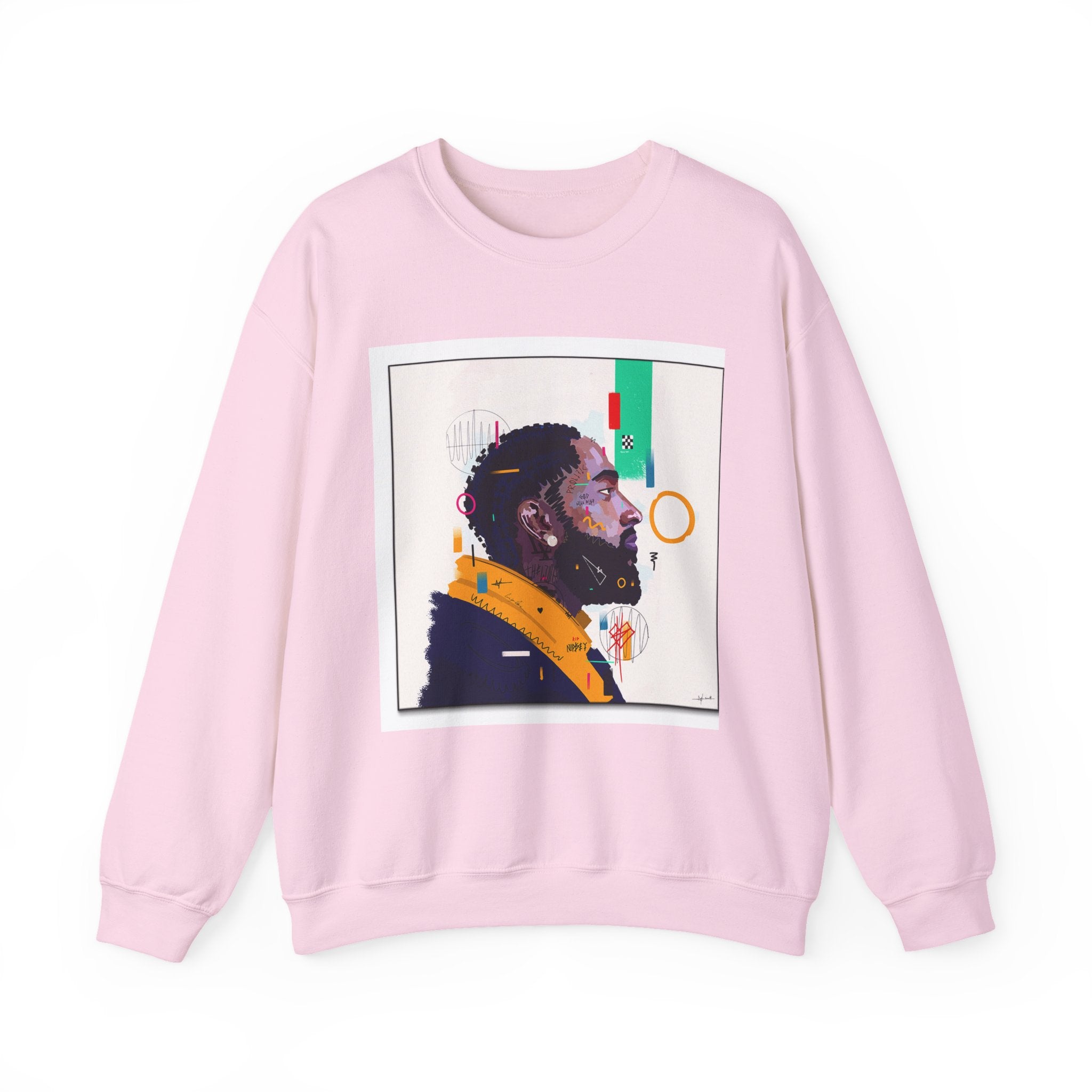Artistic Unisex Crewneck Sweatshirt, Cozy Gift for Artsy Friends, Trendy Streetwear, Chill Vibes, Unique Fashion Statement, Everyday Comfort