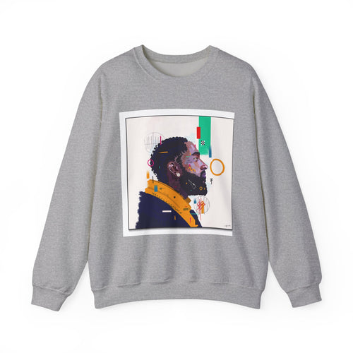 Artistic Unisex Crewneck Sweatshirt, Cozy Gift for Artsy Friends, Trendy Streetwear, Chill Vibes, Unique Fashion Statement, Everyday Comfort