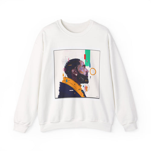 Artistic Unisex Crewneck Sweatshirt, Cozy Gift for Artsy Friends, Trendy Streetwear, Chill Vibes, Unique Fashion Statement, Everyday Comfort